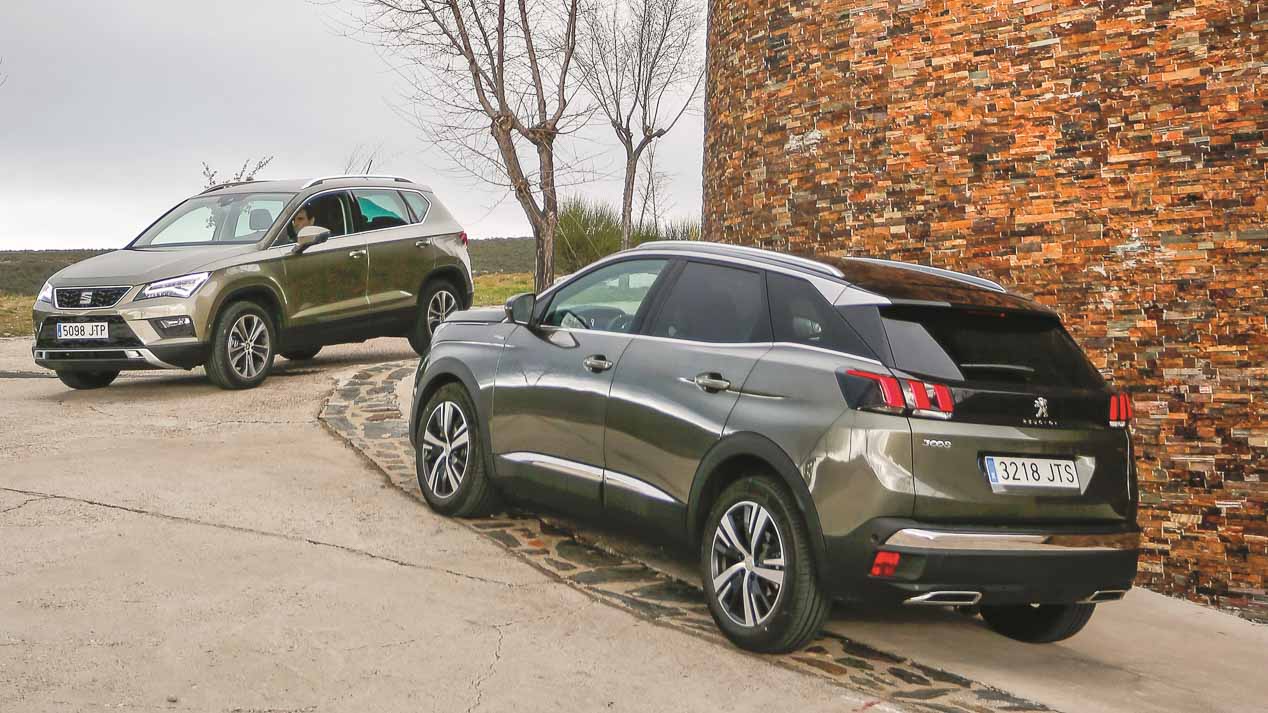 Comparativa: Seat Ateca 1.6 TDI vs Peugeot 3008 1.6 BlueHDi