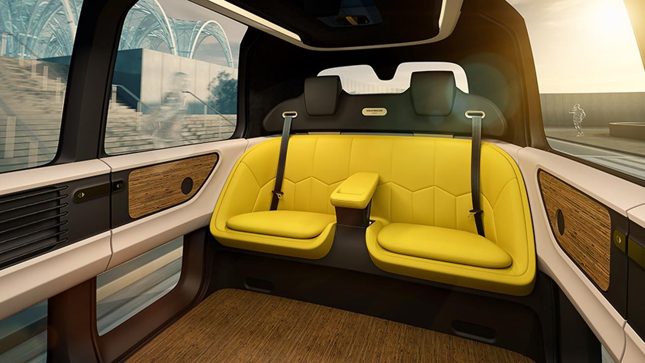 VW Sedri: un concept car sin volante ni pedales, completamente autónomo.
