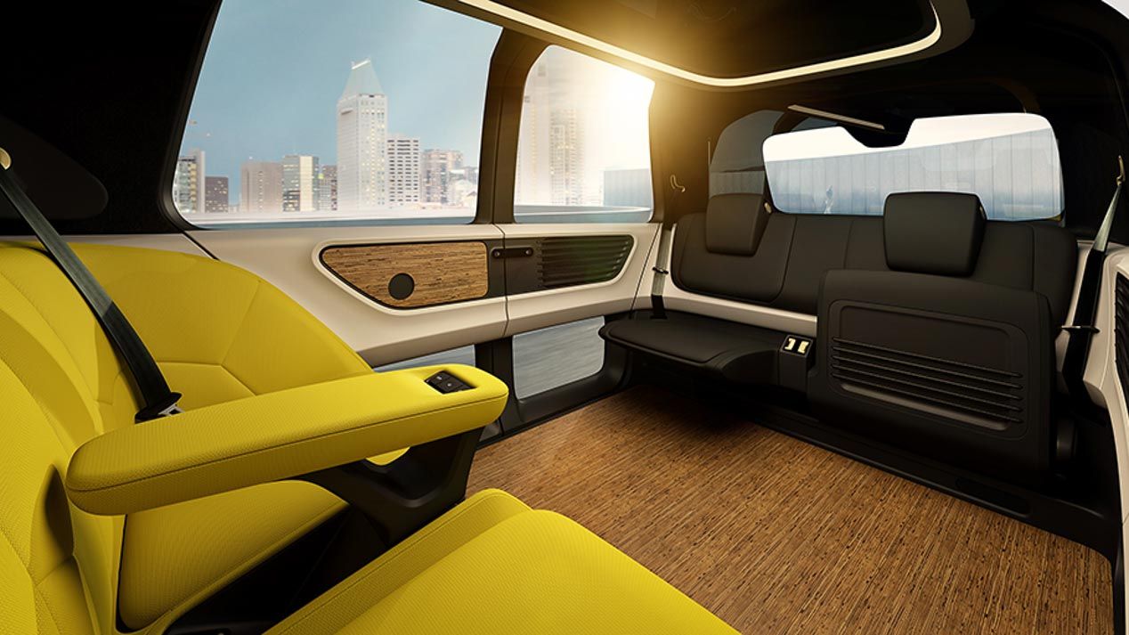 VW Sedri: un concept car sin volante ni pedales, completamente autónomo.