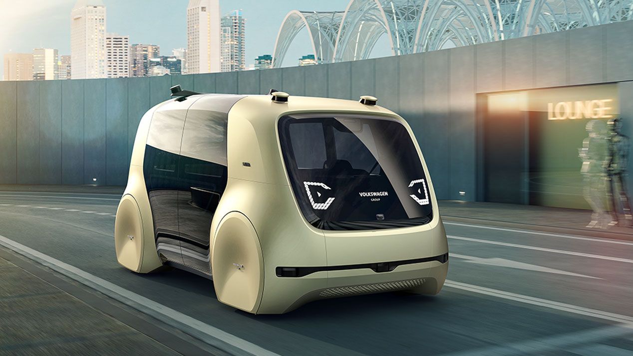 VW Sedri: un concept car sin volante ni pedales, completamente autónomo.