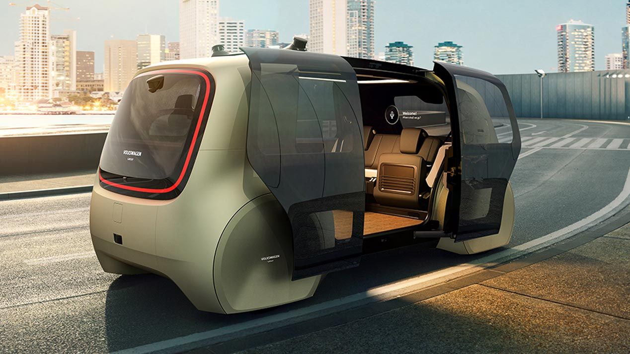 VW Sedri: un concept car sin volante ni pedales, completamente autónomo.