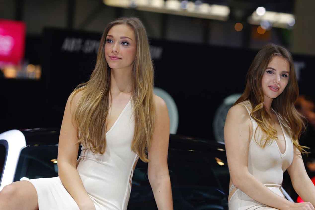 Las chicas más guapas del Salón de Ginebra 2017
