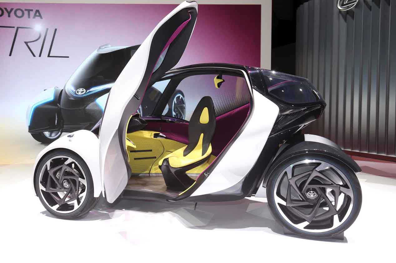 Toyota i-TRIL, un eléctrico triplaza con alma urbana