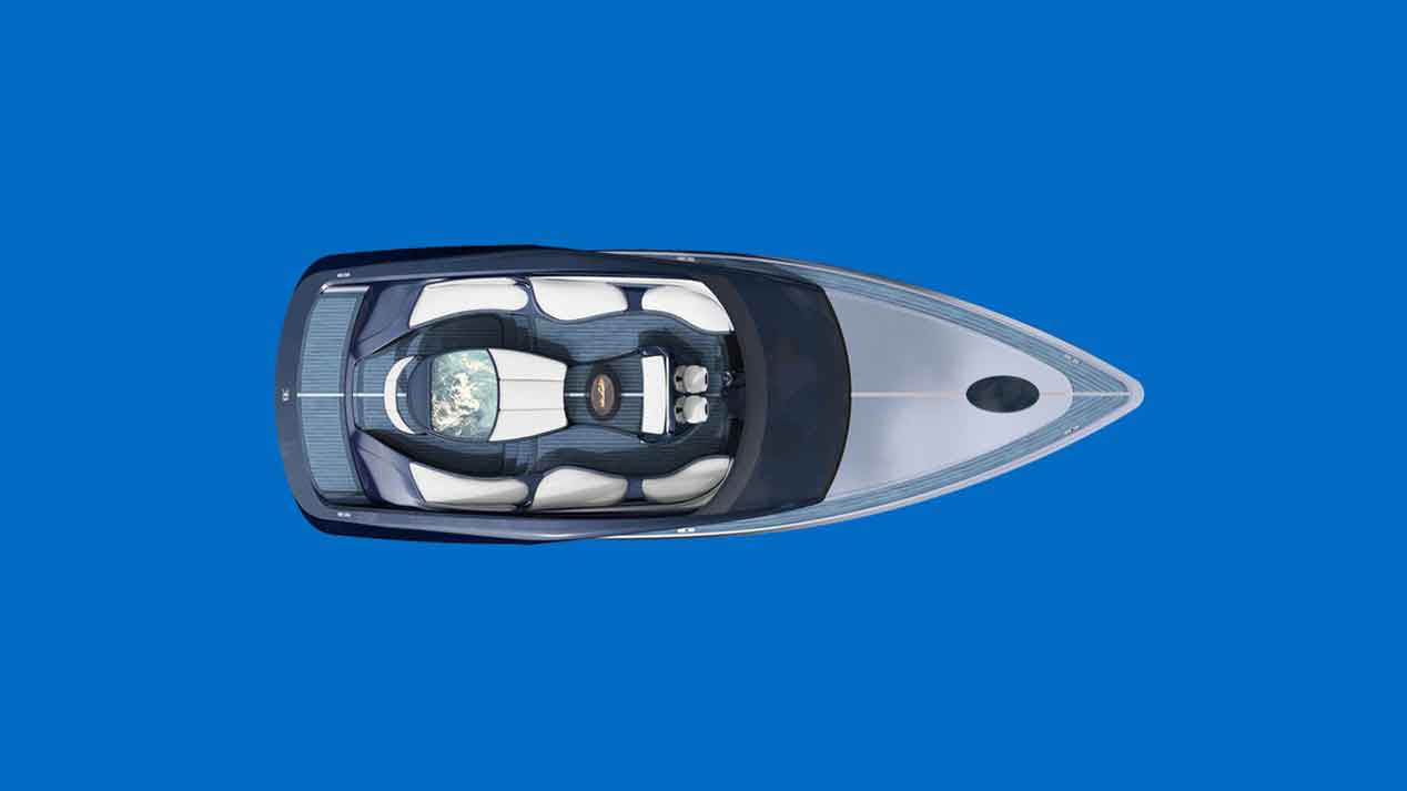 El Bugatti Chiron llega en forma de barco