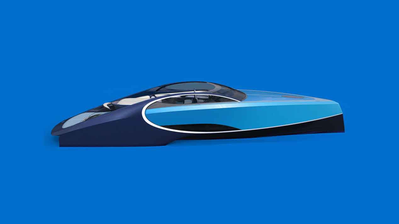 El Bugatti Chiron llega en forma de barco