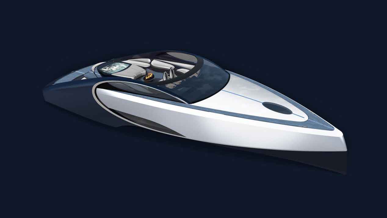 El Bugatti Chiron llega en forma de barco