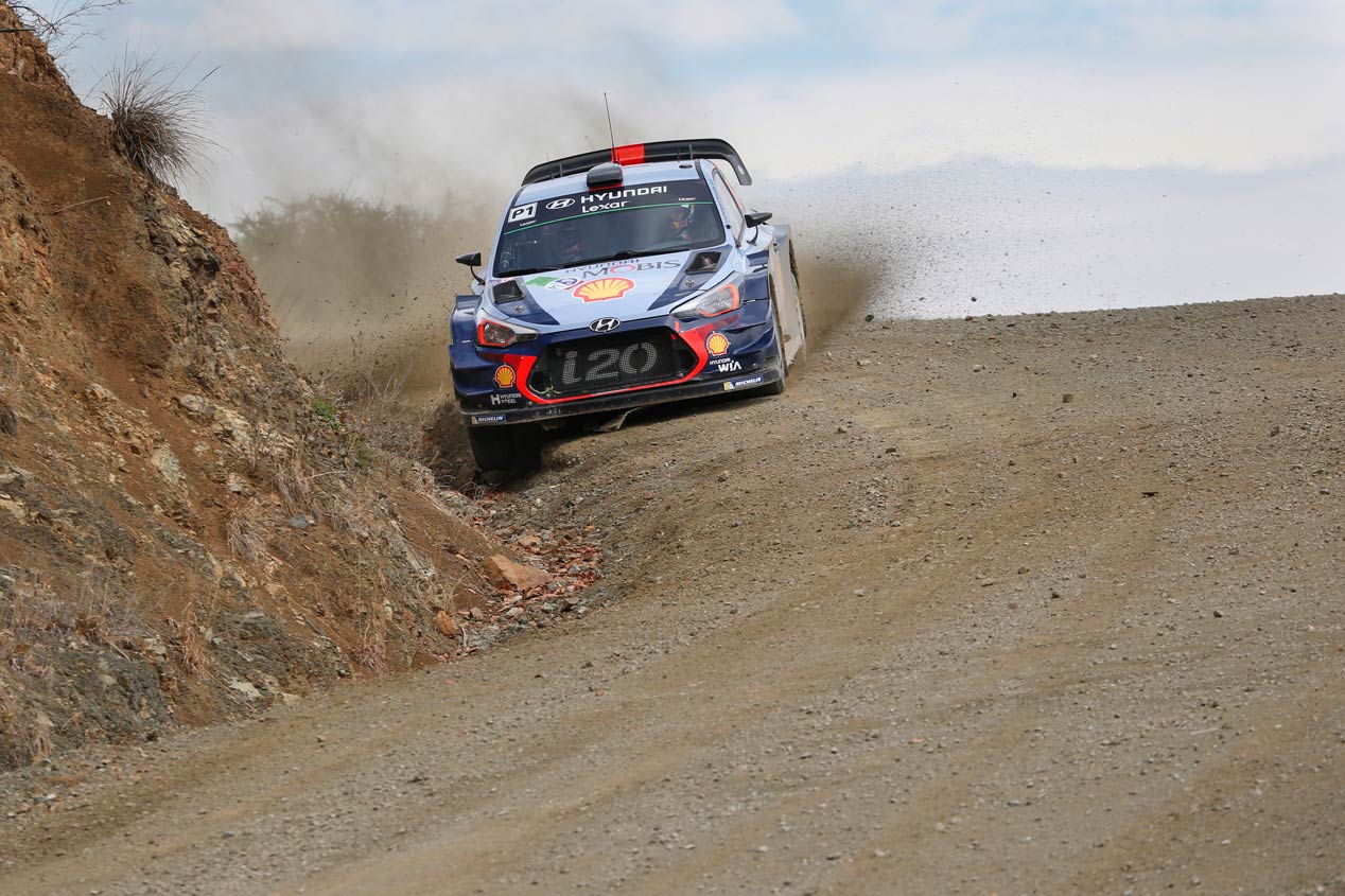 Las mejores imágenes de Hyundai en el Rally de México 2017