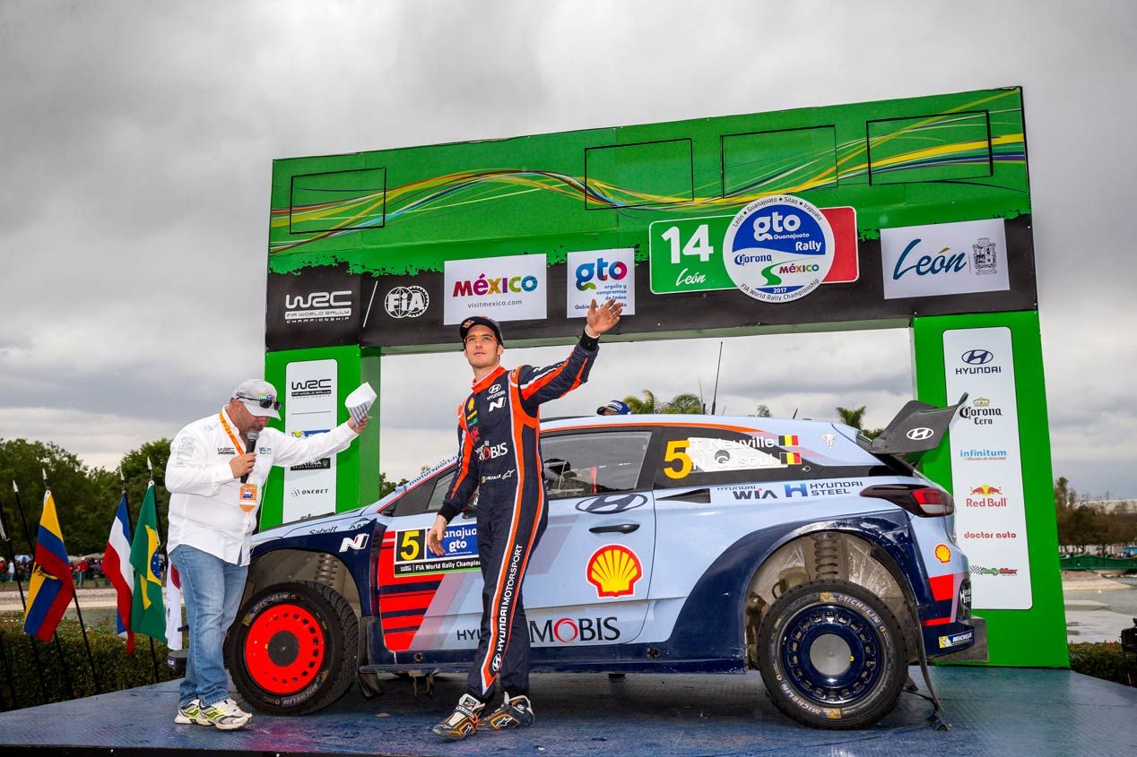 Las mejores imágenes de Hyundai en el Rally de México 2017