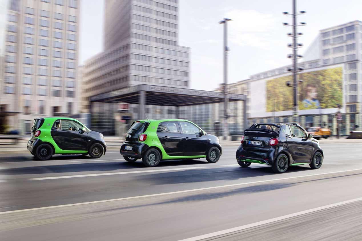 Ya a la venta los Smart Fortwo y Forfour eléctricos