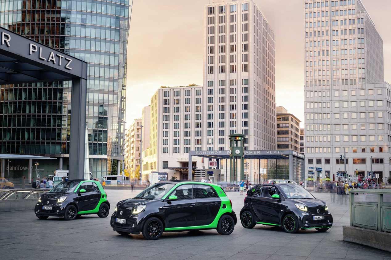 Ya a la venta los Smart Fortwo y Forfour eléctricos