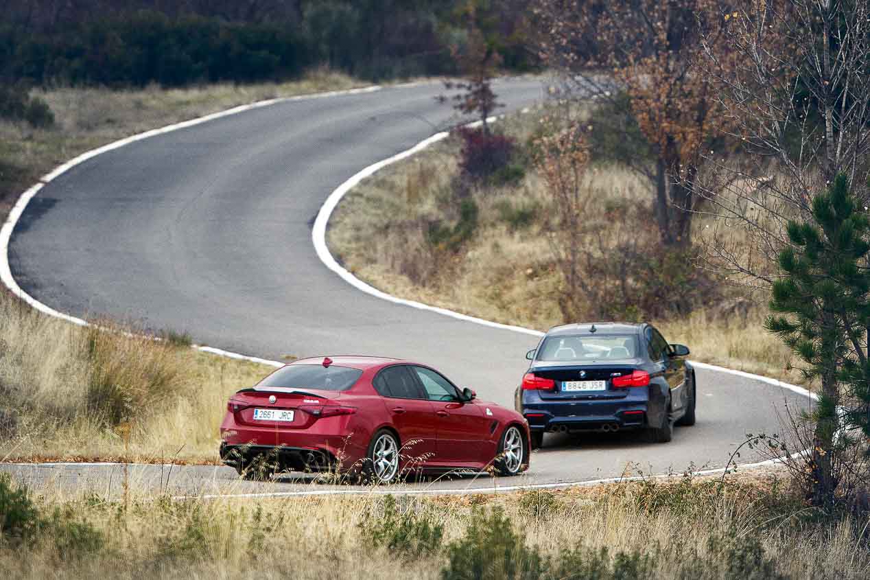 Comparativa: Alfa Romeo Giulia Quadrifoglio vs BMW M3