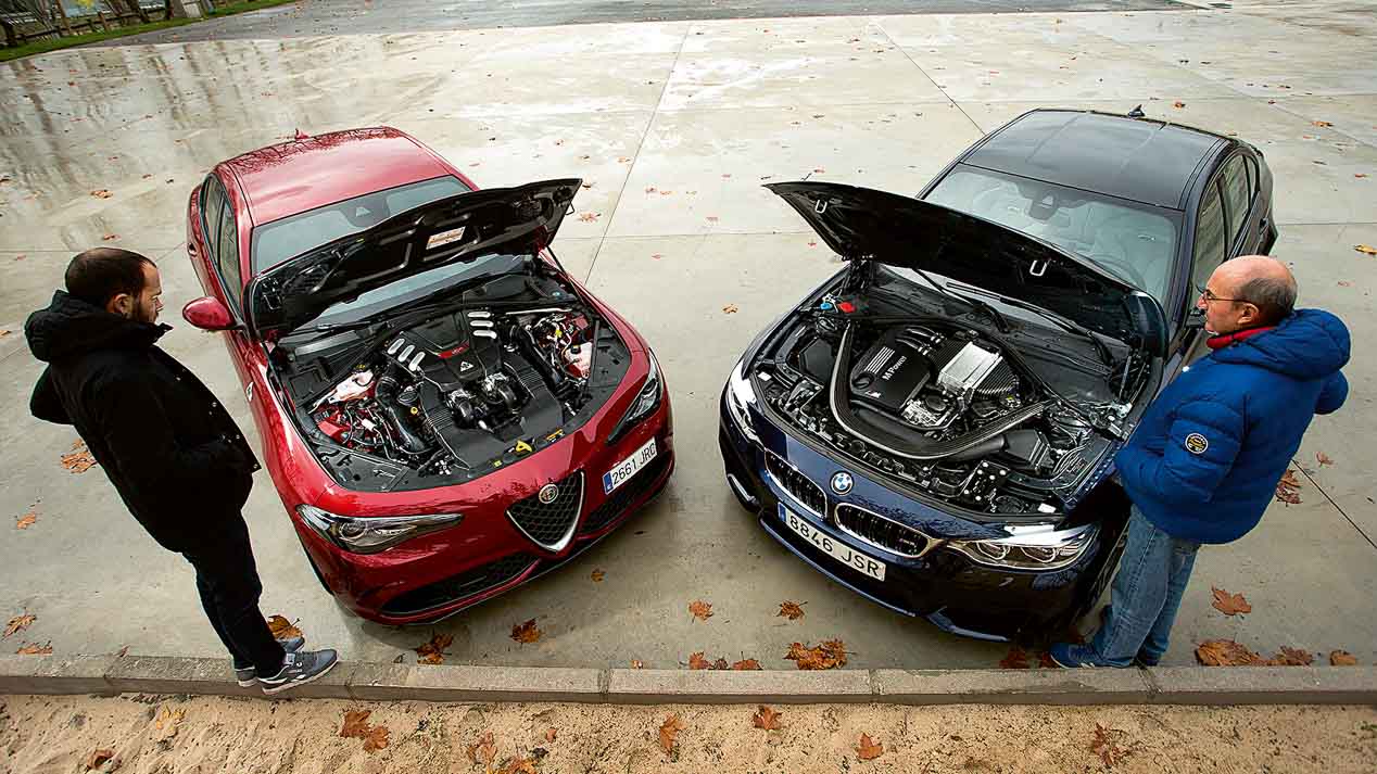 Comparativa: Alfa Romeo Giulia Quadrifoglio vs BMW M3