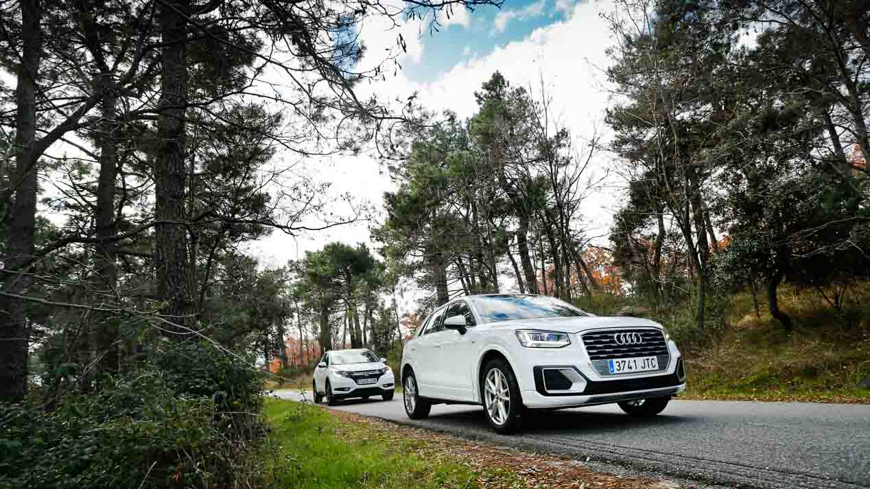 Comparativa: Audi Q2 1.6 TDI vs Honda HR-V 1.6 i-DTEC