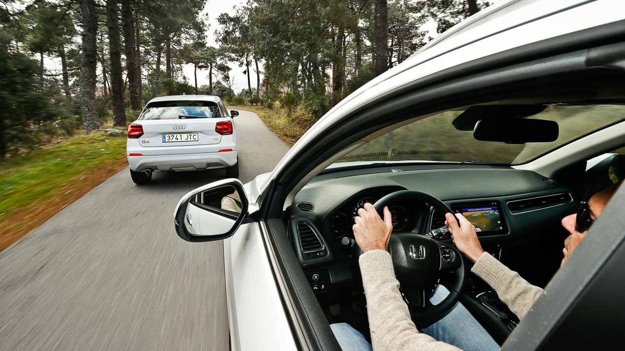 Comparativa: Audi Q2 1.6 TDI vs Honda HR-V 1.6 i-DTEC
