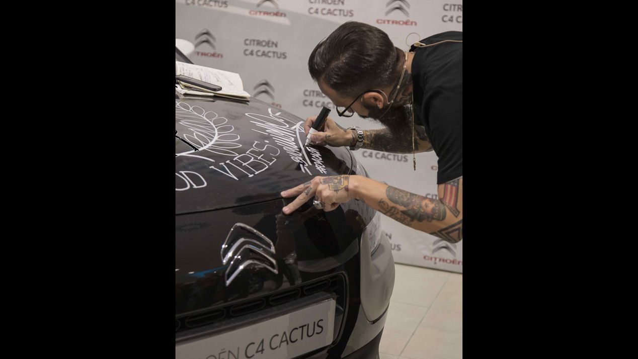 El Citroën C4 Cactus by Bnomio pasa por ser el primer coche tatuado