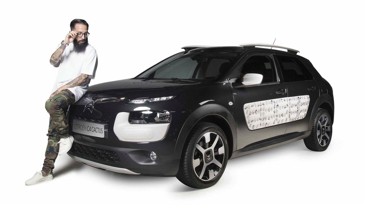 El Citroën C4 Cactus by Bnomio pasa por ser el primer coche tatuado