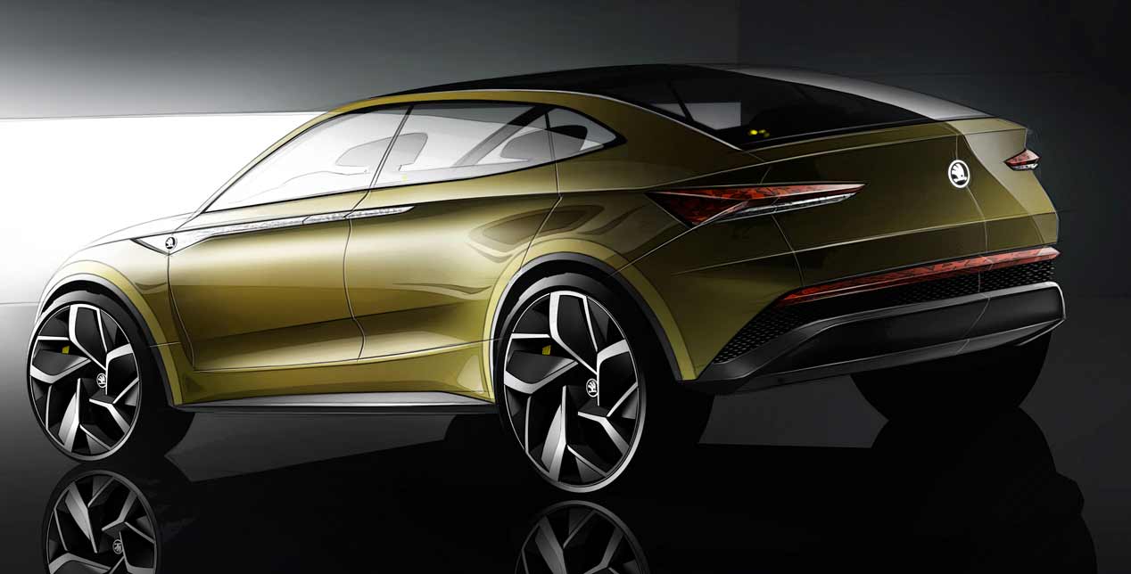 Skoda Vision E Concept: ¿Kodiaq Coupé o Kodiaq eléctrico?