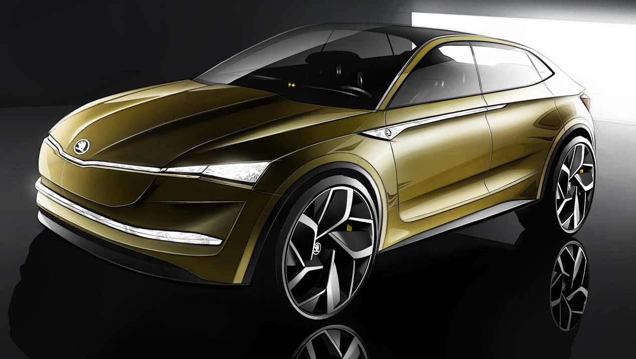 Skoda Vision E Concept: ¿Kodiaq Coupé o Kodiaq eléctrico?