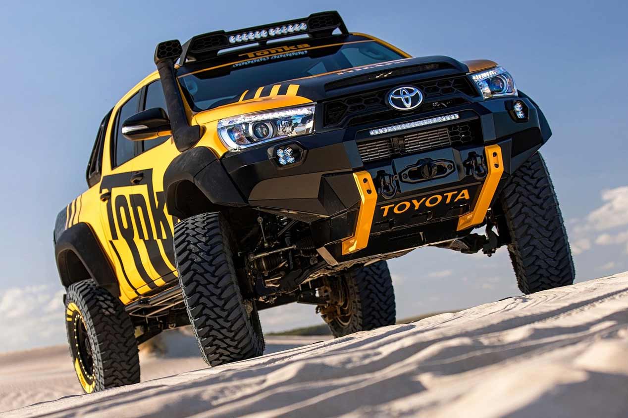 Toyota Hilux Tonka Concept. el 4x4 más salvaje