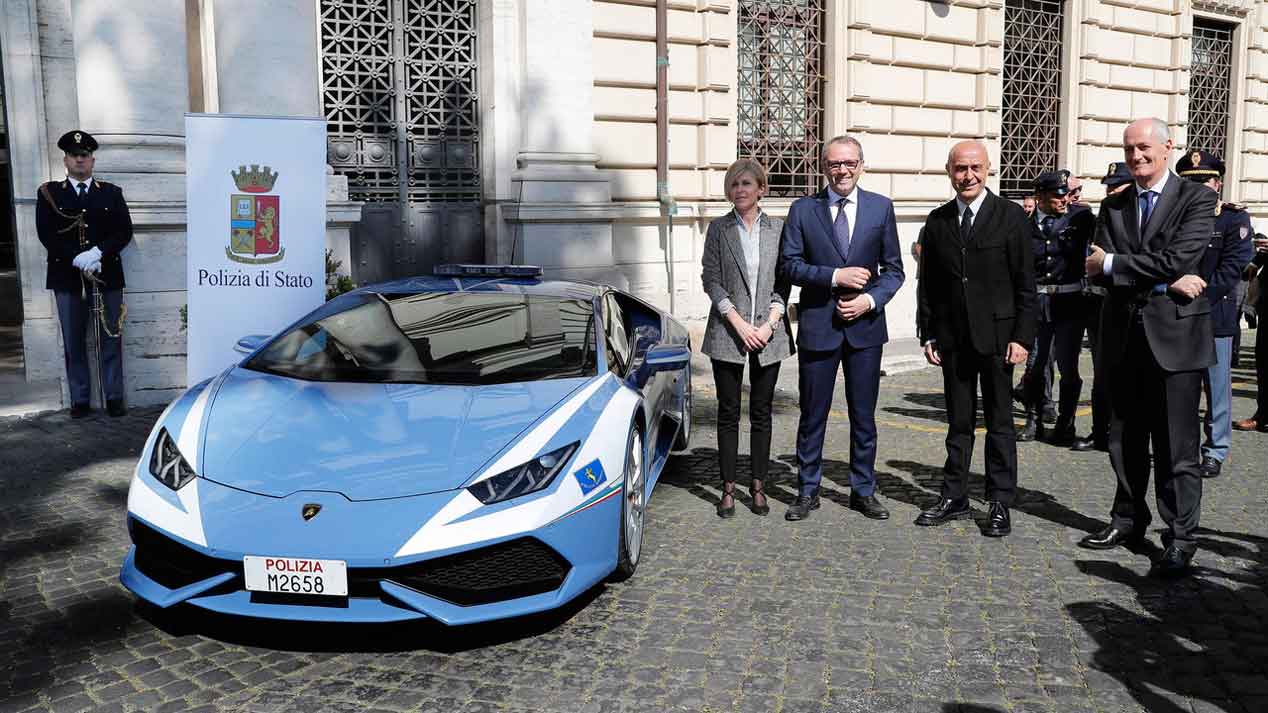 Lamborghini Huracán Polizia: el nuevo coche en el que patrullará la policía italiana