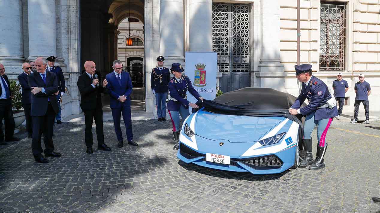 Lamborghini Huracán Polizia: el nuevo coche en el que patrullará la policía italiana