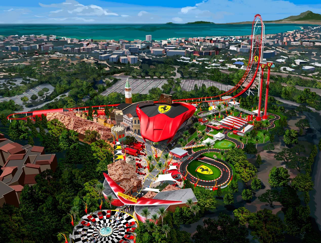 Ferrari Land abre sus puertas el 7 de abril