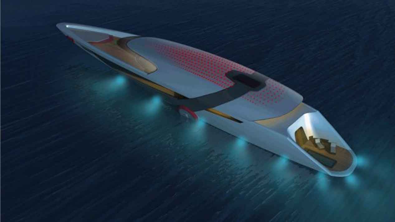 El Tesla hecho para navegar por el mar