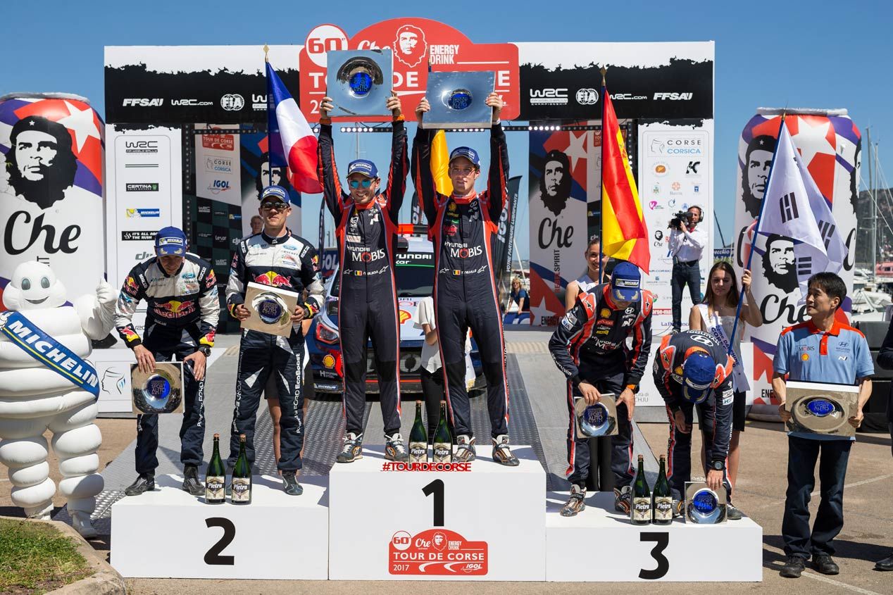 Las mejores imágenes de Hyundai en el Tour de Corse 2017
