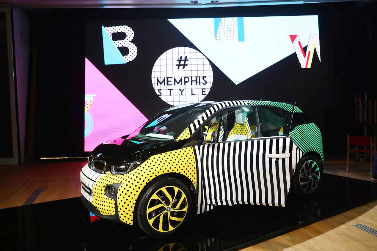 BMW i3 y BMW i8 MemphisStyle: buscando nuevos horizontes en el diseño de coches