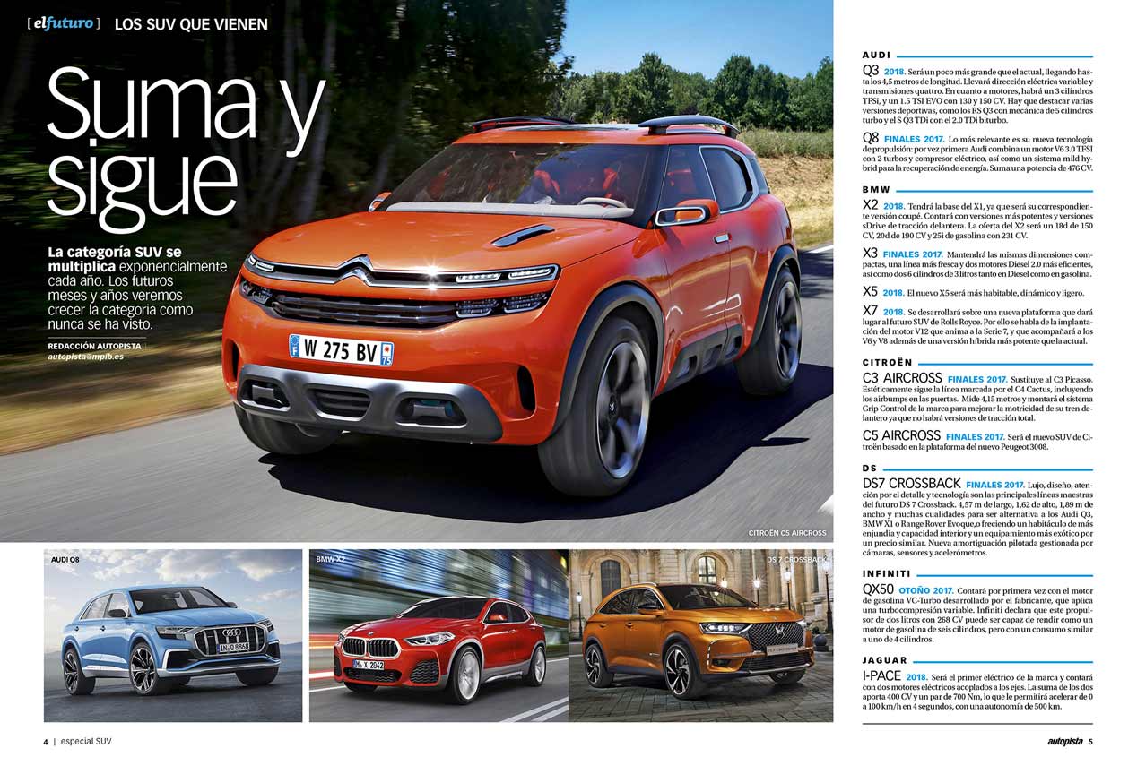 Especial TODO SUV, ya a la venta