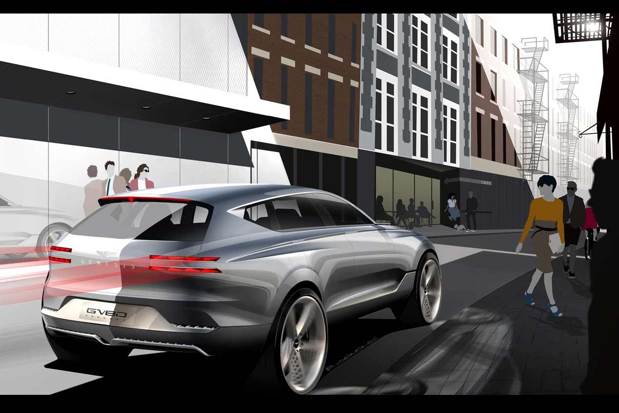 Genesis GV80 Concept, nuevo SUV de lujo en el Salón de Nueva York