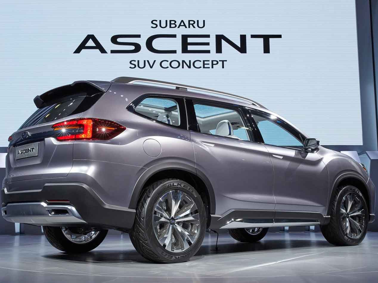 Subaru Ascent SUV Concept, el espectacular nuevo SUV de 7 plazas