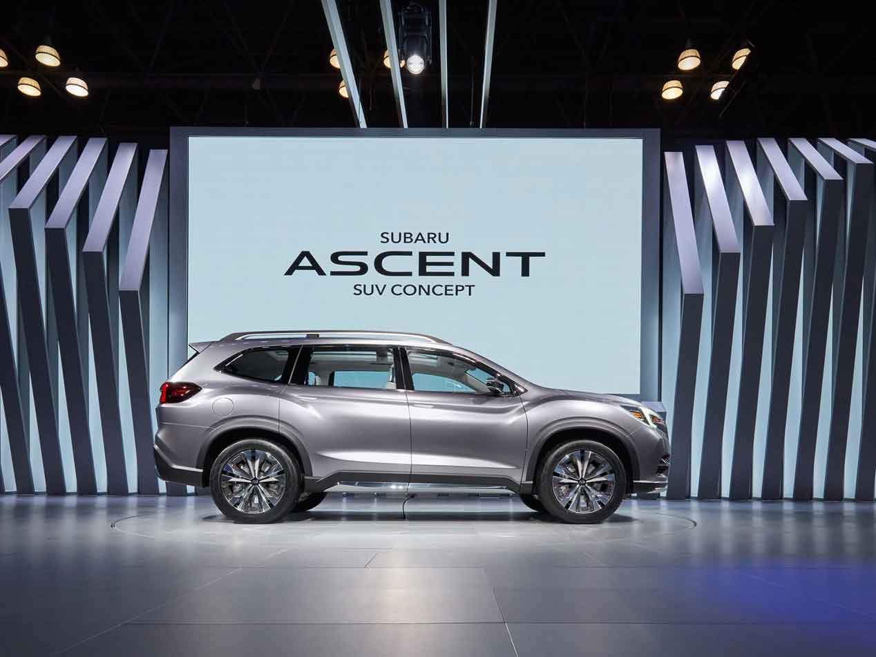 Subaru Ascent SUV Concept, el espectacular nuevo SUV de 7 plazas