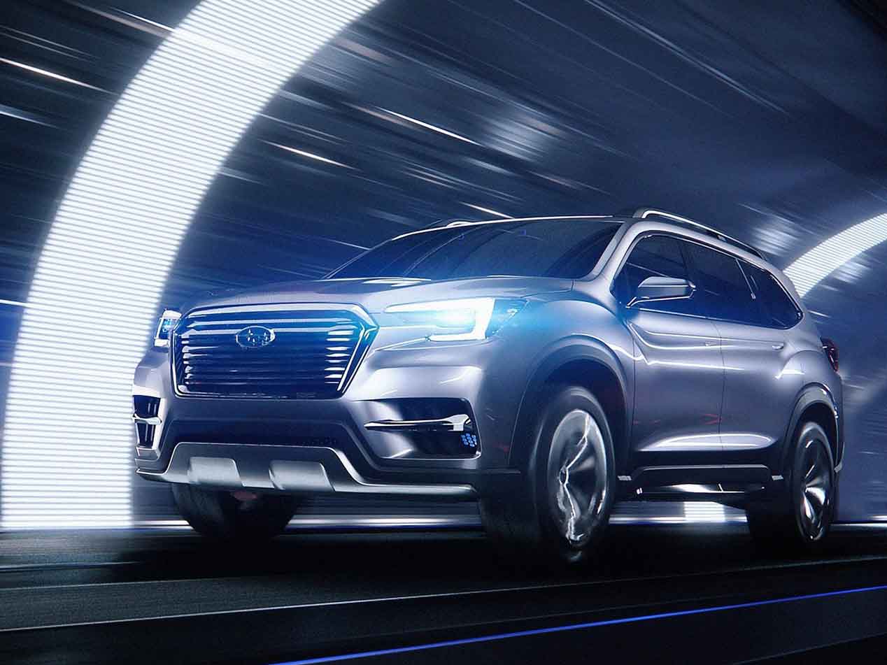 Subaru Ascent SUV Concept, el espectacular nuevo SUV de 7 plazas