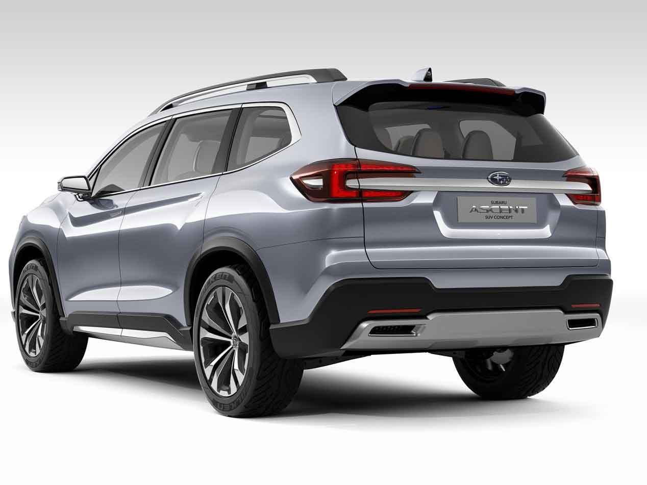 Subaru Ascent SUV Concept, el espectacular nuevo SUV de 7 plazas