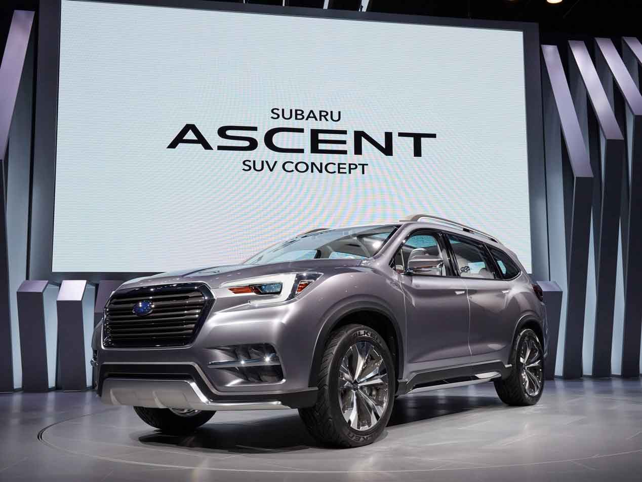 Subaru Ascent SUV Concept, el espectacular nuevo SUV de 7 plazas