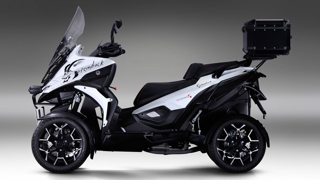 Quadro4 Steinbock, la moto de cuatro ruedas se hizo SUV