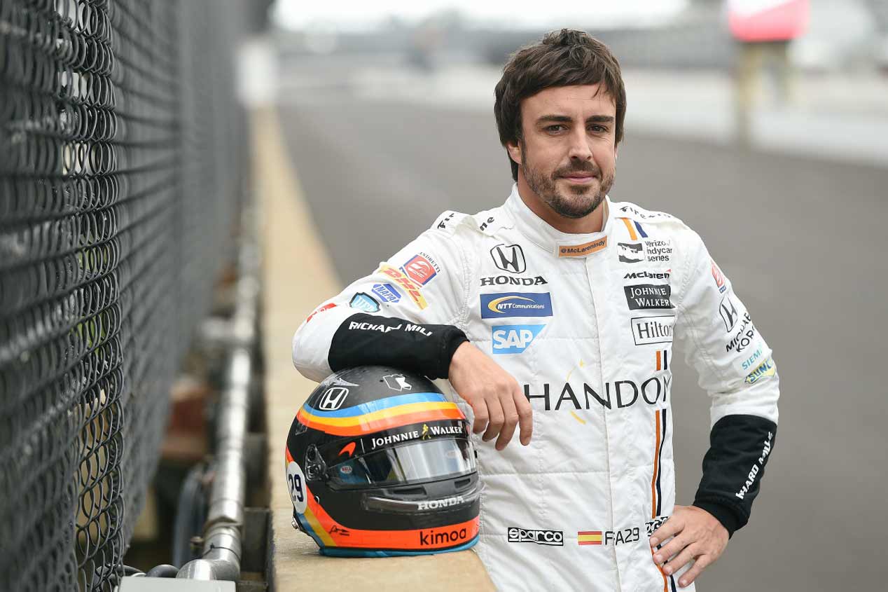 El McLaren-Honda-Andretti de Alonso en la Indy 500, en fotos
