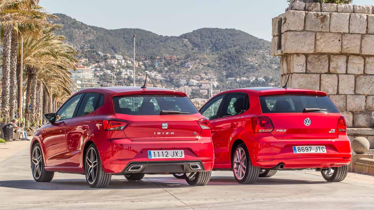 Seat Ibiza 2017 y VW Polo, frente a frente
