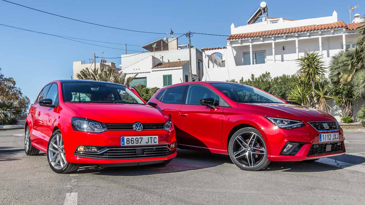 Seat Ibiza 2017 y VW Polo, frente a frente