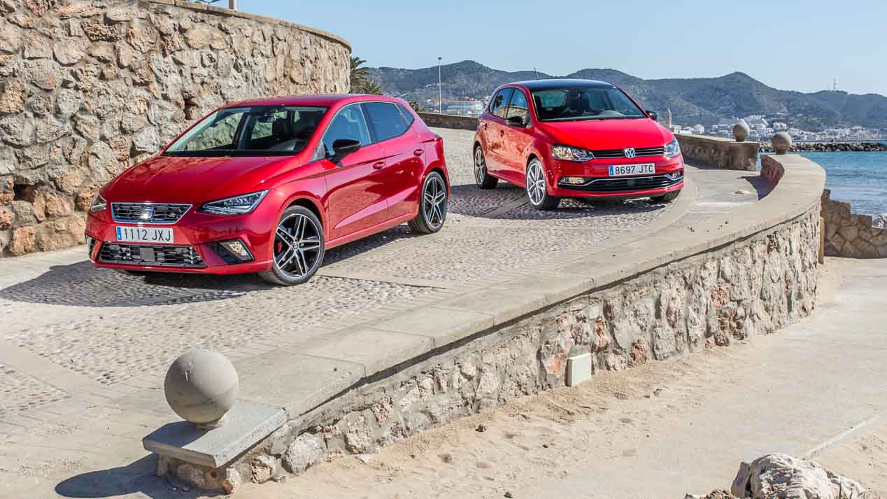 Seat Ibiza 2017 y VW Polo, frente a frente