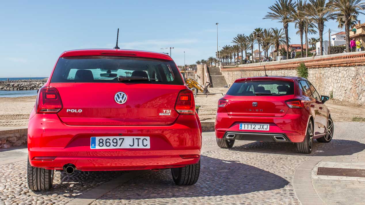 Seat Ibiza 2017 y VW Polo, frente a frente