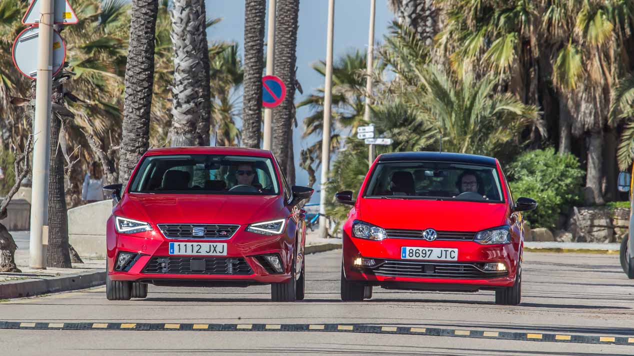 Seat Ibiza 2017 y VW Polo, frente a frente
