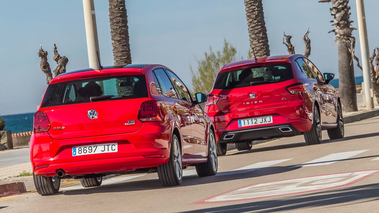 Seat Ibiza 2017 y VW Polo, frente a frente
