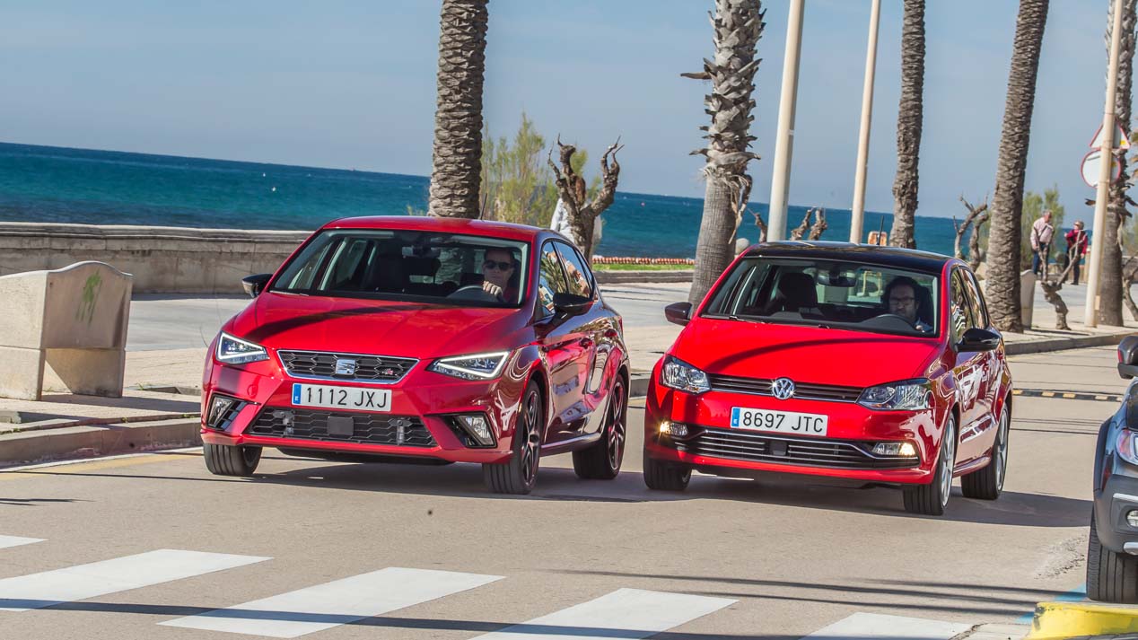 Seat Ibiza 2017 y VW Polo, frente a frente