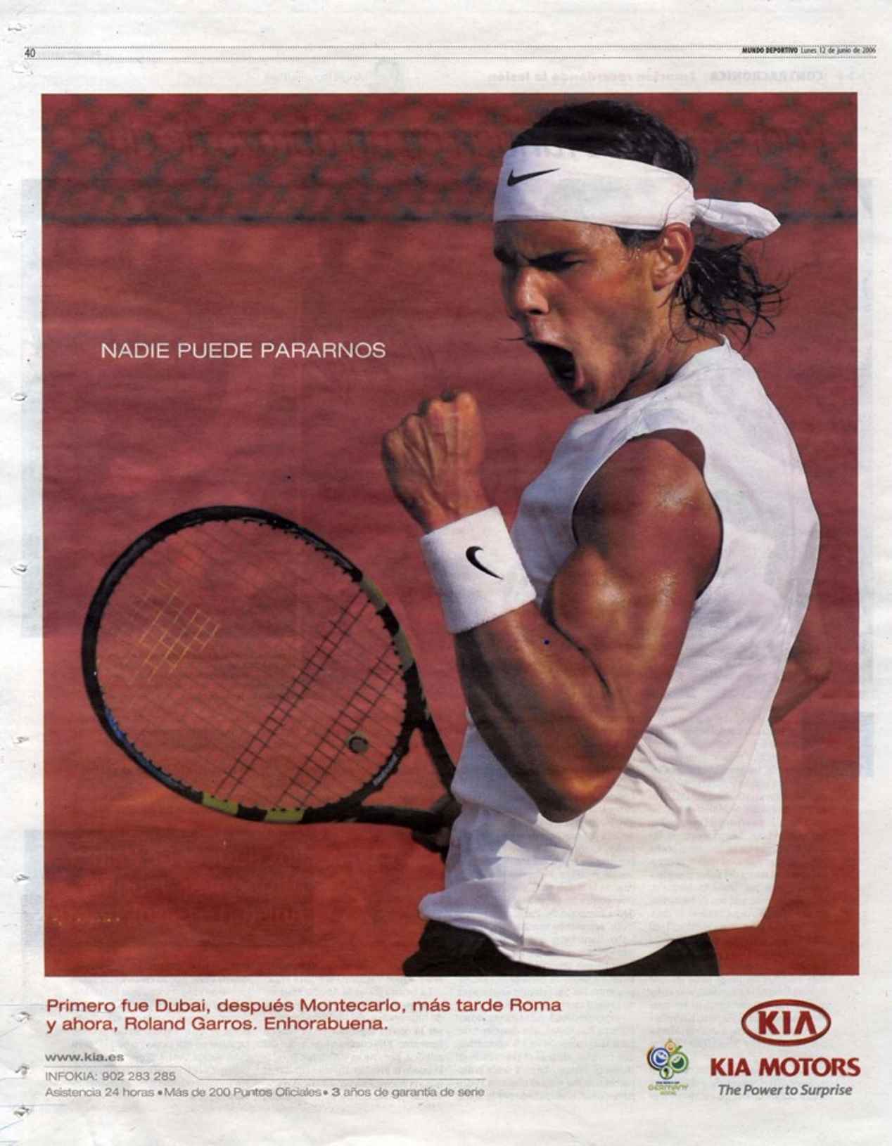 Rafa Nadal y sus mejores anuncios de coches con Kia