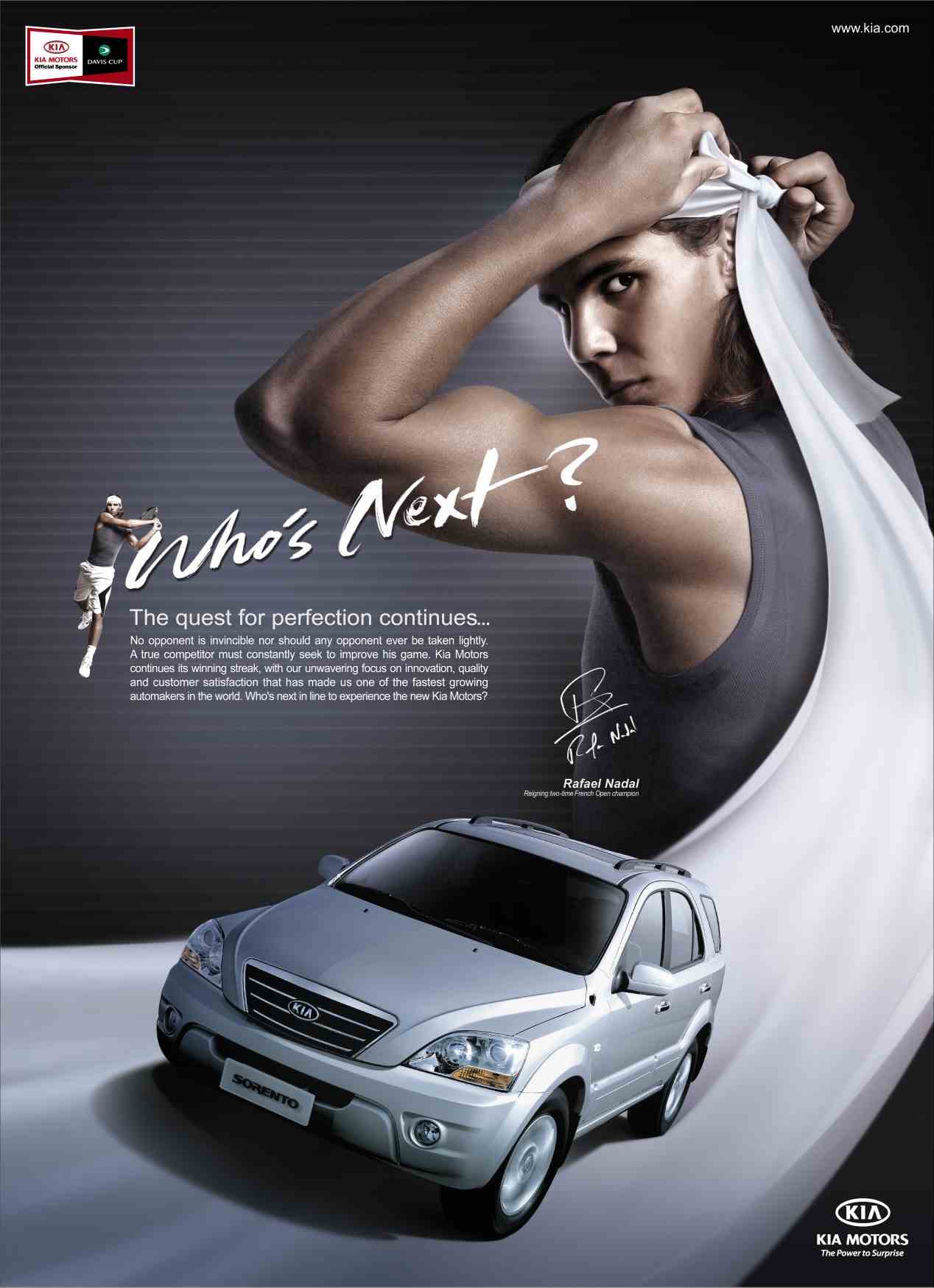 Rafa Nadal y sus mejores anuncios de coches con Kia