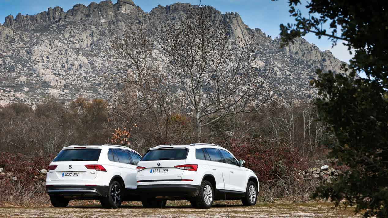 Skoda Kodiaq vs Volkswagen Tiguan 2.0 TDI