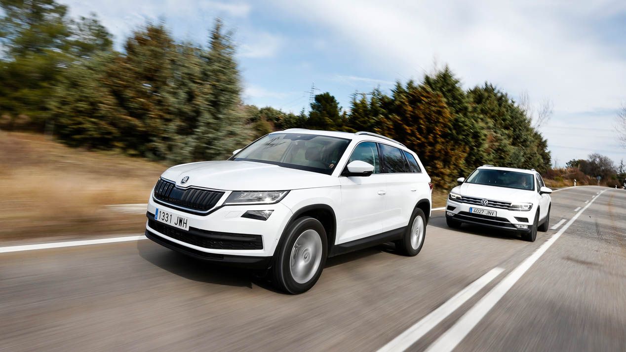 Skoda Kodiaq vs Volkswagen Tiguan 2.0 TDI