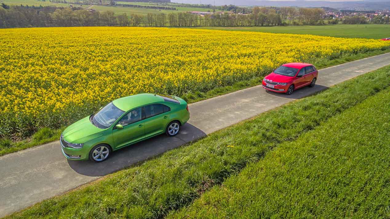 Los Skoda Rapid y Spaceback se renuevan